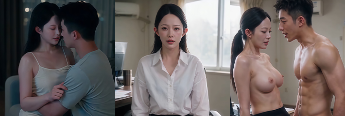 AI成人短剧《我的妈妈是体育教师》第7-8集 体育教师母亲与儿子彻底破窗 办公室直接开干